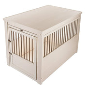 New Age Pet EHHC404S 1.9-ft x 1.5-ft x 1.8-ft Plastic Pet Crate, Antique white
