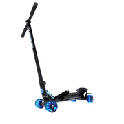 MELO MK18LW101 Sidewinder Kids Carving Scooter with 70mm LED Wheels, Ages 5+, Blue
