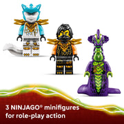 LEGO NINJAGO Cole's Mission Mech and Dragon Zane Toy Building Set, 364 Pieces, Ages 7+, 6581066