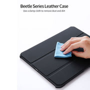 Tabet-Case-Factory-Sale Leather Flip Stand Cover For iPad 9.7 2017 2018 Black
