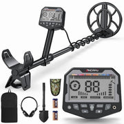 OneAmg Professional Metal Detector, High-Precision Multi-Metal Detection, 10-Inch Waterproof Coil, 5 Modes, Advanced DSP Chip, Adjustable Shaft, LCD Display 1117M