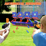 Beefunni Digital Shooting Targets With Foam Dart Blaster, Outdoor Shooting Games Gift For 8-12 Years Old Boys