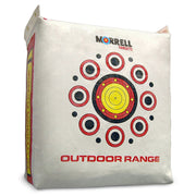 Morrell Outdoor Archery Bag Target, Weatherproof, Multi-Layered Density, Two Sides with 50+ Bullseyes, White, 29x14x31 in, 58505