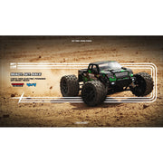 HAIBOXING 1:18 Scale 4WD Waterproof Off-Road RC Truck, 36 km/h High Speed, Green, 2 Li-Po Batteries, 18859