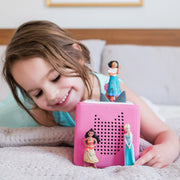Tonies 10002376 Disney Toniebox Audio Player Bundle with Elsa, Moana and Mirabel, Pink