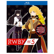 Viz Media RWBY Volume 5 Blu-ray Movie, 14 Episodes, English SDH Subtitles, 1080p HD, TV-14, Standard Edition