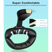 Esywen Head Strap for Oculus Meta Quest 2, 3, 3S with Precision Horizontal Adjustment Knob, Soft Padding, Durable Retractable Strap, White, MQ1000
