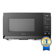 Midea Countertop Microwave Oven, 0.7 Cu Ft, 700 Watts, 11 Power Levels, Compact Black, MMC07S2BBB