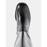 No Boundaries Women's Tall Block Heel Boots, Mid-Calf Stovepipe, Black, 2.19-Inch Heel