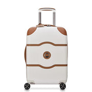 Delsey Paris Chatelet Air 2.0 Hardside Luggage 2 Piece Set with Spinner Wheels and Backpack, Angora, 21 Inch Carry-On, 40167691115