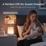 Momcozy Baby Sound Machine with Night Light, 34 Soothing Sounds, Adjustable Brightness, Rechargeable, Blue, WN002-WH00BA