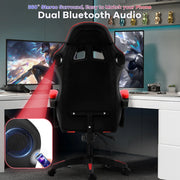 Chaho SKUSZWWMJJ024 Ergonomic Office Gaming Chair, Red