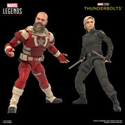 Hasbro Marvel Legends Thunderbolts Yelena Belova and Red Guardian 2-Pack 6-Inch Action Figures with 11 Accessories