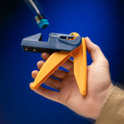 Fluke Networks JackRapid Punch Down Tool with Replaceable Blade Head, Ergonomic Handle, Compact Design, JR-LEV-2