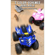 HNH 1:16 Scale RC Monster Truck, All-Terrain Off-Road Vehicle with Dual Rechargeable Batteries, Multi-Color Lights, Spray Function, Anti-Collision Bumpers, 2.4GHz Remote Control