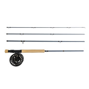 Pflueger President Fly Fishing Rod and Reel Combo, 8 ft Medium-Action Carbon Composite Rod, Left-Handed 7/8 Size Large-Arbor Graphite Reel, EVA Foam Handle, 4-Piece, PFCBOPR808