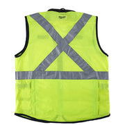 Milwaukee 48-73-5083 Class 2 High Visibility Yellow Performance Safety Vest - 2XL/3XL (CSA)