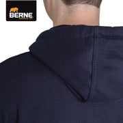 Berne Men's Heritage Thermal-Lined Full-Zip Hooded Sweatshirt, Charcoal, 3XL, Big & Tall, SZ101