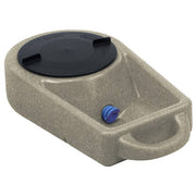 Dakota 283 Dine N Dash Feeding System with Dakota Guard Antimicrobial, Portable Pet Bowl, 2.5 Gallon Water Capacity, 8-Inch Twist Lid, Coyote Granite, D2-AM-DD-COY