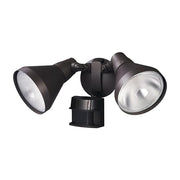 Globe Electric Security Flood Light, Motion Sensor, Adjustable Arm, 180-Degree Detection, Bronze, Hardwired, HZ-5412-BZ-D