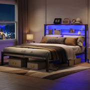 Bestier Queen Size Bed Frame with 49.2