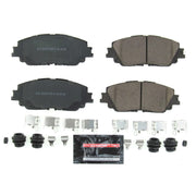 Power Stop Front Z23 Evolution Carbon-Fiber Ceramic Brake Pads, Low Dust, Noise-Free, Includes Stainless-Steel Hardware, Fits Lexus ES250 ES300h ES350 UX200 UX250h 2019-25, Toyota Avalon Camry RAV4 2018-25, Z23-2076