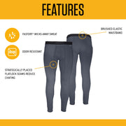 Carhartt Force Heavyweight Thermal Base Layer Pant, Shadow Heather, XX-Large