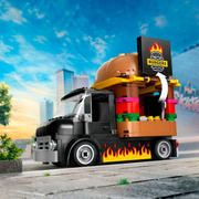 LEGO 6465028 City Burger Truck Toy Building Set, Pretend Play Toy 60404