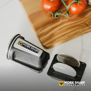 Work Sharp Wsktnrks Rolling Knife Sharpener- 4 Sharpening Angles - For All Kitchen Knife Sets