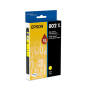 Epson DURABrite Ultra Ink Cartridge, High Capacity Yellow, 1900 Page Yield, T802XL420-S
