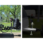 Kohree KR1212 RV Stainless Steel Electric Power Tongue Jack with Cover & LED Light