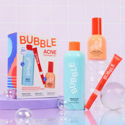 Bubble Skincare Acne Kit with Salicylic Acid for All Skin Types, 3 Items