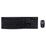 Logitech MK270 Wireless Keyboard and Mouse Combo for Windows, 2.4 GHz Wireless, Compact Mouse, 8 Multimedia and Shortcut Keys, 2-Year Battery Life, for PC, Laptop