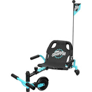 Razor 20043435 Crazy Cart Shuffle Kid-Powered Drifting Go-Kart, Ride-on for Ages 4+, Adjustable Frame