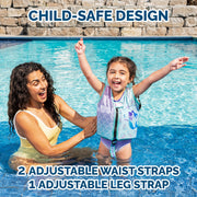 SwimWays Swim Vest  Learn To Swim Personal Flotation Device for Kids 2-4 Years