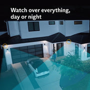 SimpliSafe Outdoor Camera Series 2, 1080p HD, AI Threat Detection, Two-Way Audio, 140 Field of View, Weather-Resistant, White