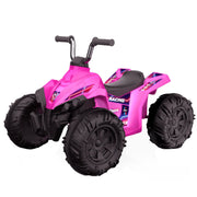 Flybar KT25015AE 12V Glow ATV Ride-On Toy with LED Lights, Pink, Ages 3-6, Rechargeable Battery