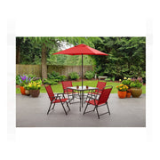 Mainstays MS16-301-001-12 Albany Lane Outdoor Patio Dining Set, Multiple Colors 6-Piece