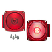 Optronics One LED Combination Tail Light Kit, Red, Waterproof, Stud Mount on 2
