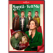Hallmark Santa Tell Me Holiday Romance DVD with Bonus Feature Finding Santa, Family-Friendly, 480p, Standard Edition