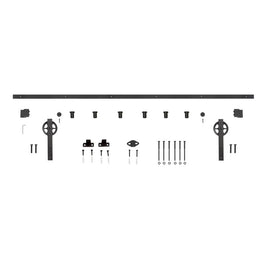 Barndr Hrdw 96IN Large WHL Bnt BK