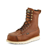 Irish Setter Wingshooter ST 8in Waterproof Non-Metallic Safety Toe Work Boot, Amber, 11 D 83832