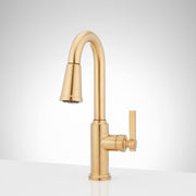 Signature Hardware 483548 Greyfield 1.8 GPM Pull-Down Bar Faucet - Brushed Gold
