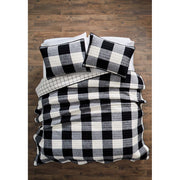 Better Homes & Gardens Buffalo Plaid Cotton Quilt for All Ages, King, Black - 100% Cotton