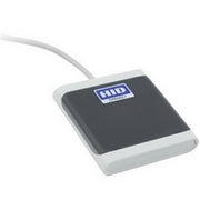 HID Global OMNIKEY 5025 CL Contactless Smart Card Reader, USB 2.0, Light Gray, Compact Design
