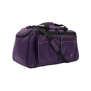 Travelers Club Luggage Protege 28 Large Polyester Sports Travel Duffel Bag, Purple, Multiple Pockets, Detachable Padded Shoulder Strap