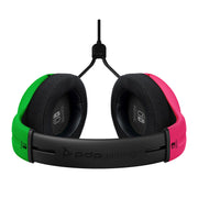 PDP 500-162-PKGR-NA Wired Stereo Gaming Headset W/Noise Cancelling Microphone: Nintendo Switch, Pink & Green