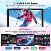 FITIFUN 10.1 Inch Android Tablet, Penta-Core A333 Processor, 8GB RAM, 32GB Storage, 1TB Expandable, HD IPS Display, Dual 2MP Cameras, Gray, M10