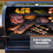 Pit Boss 10989 Savannah Wood Pellet Grill - Onyx Edition