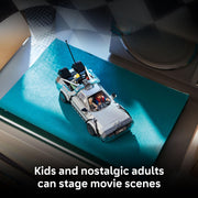 LEGO Speed Champions Time Machine from Back to the Future, Dual Build Modes, 357 Pieces, Includes Doc Brown and Marty McFly Minifigures, Ages 9+, Model 77256